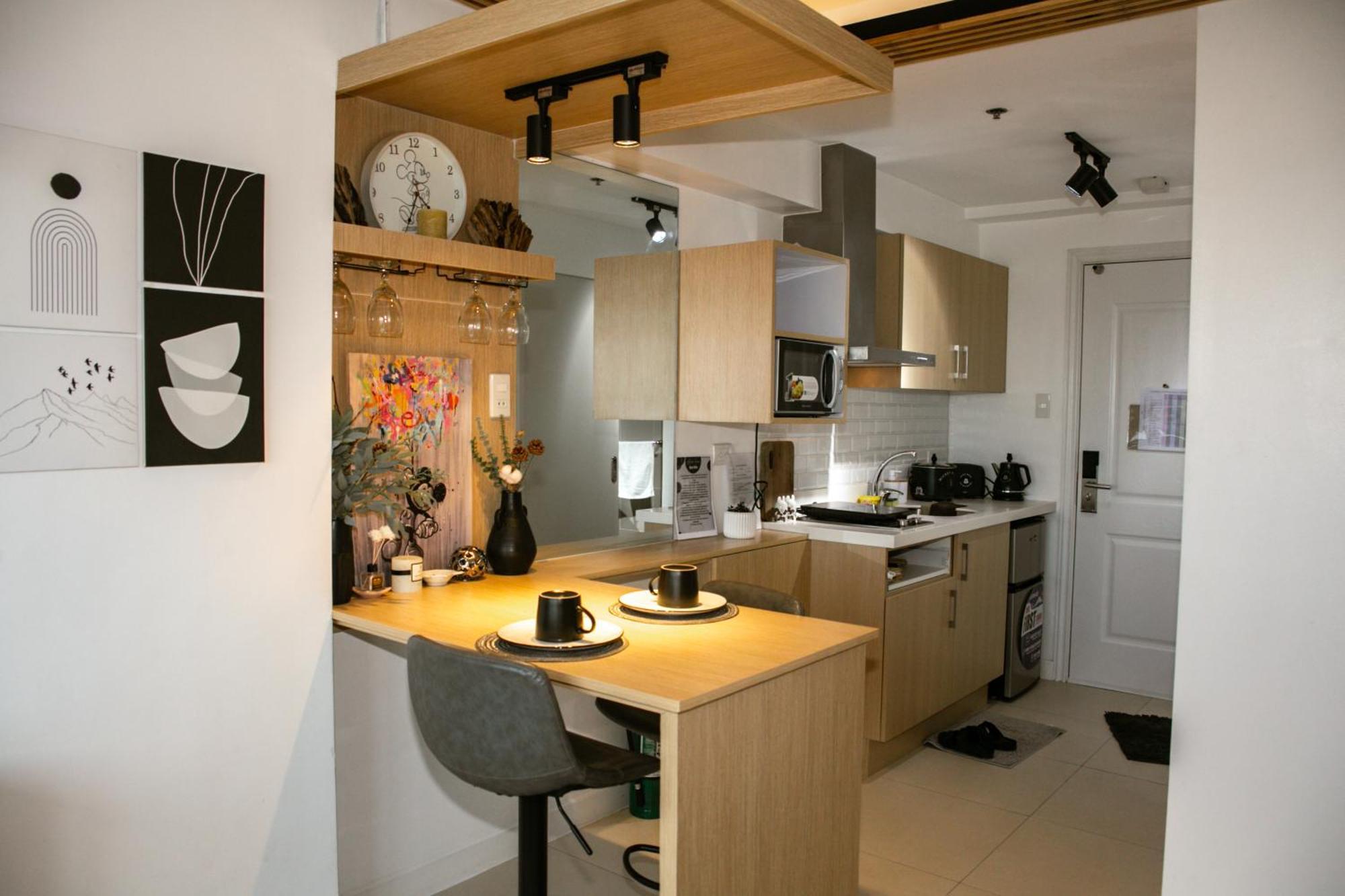 Quezon City Manila Stylish Studio Unit With A Mickey Vibe Apartman Kültér fotó