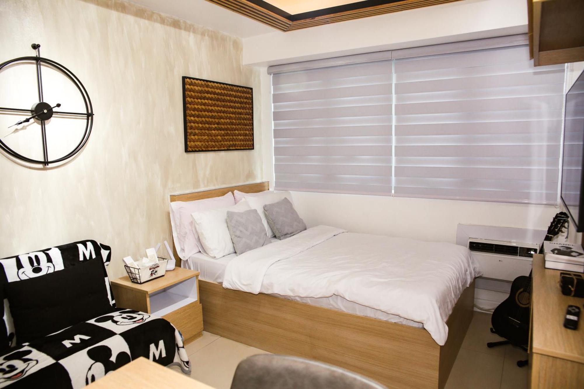 Quezon City Manila Stylish Studio Unit With A Mickey Vibe Apartman Kültér fotó