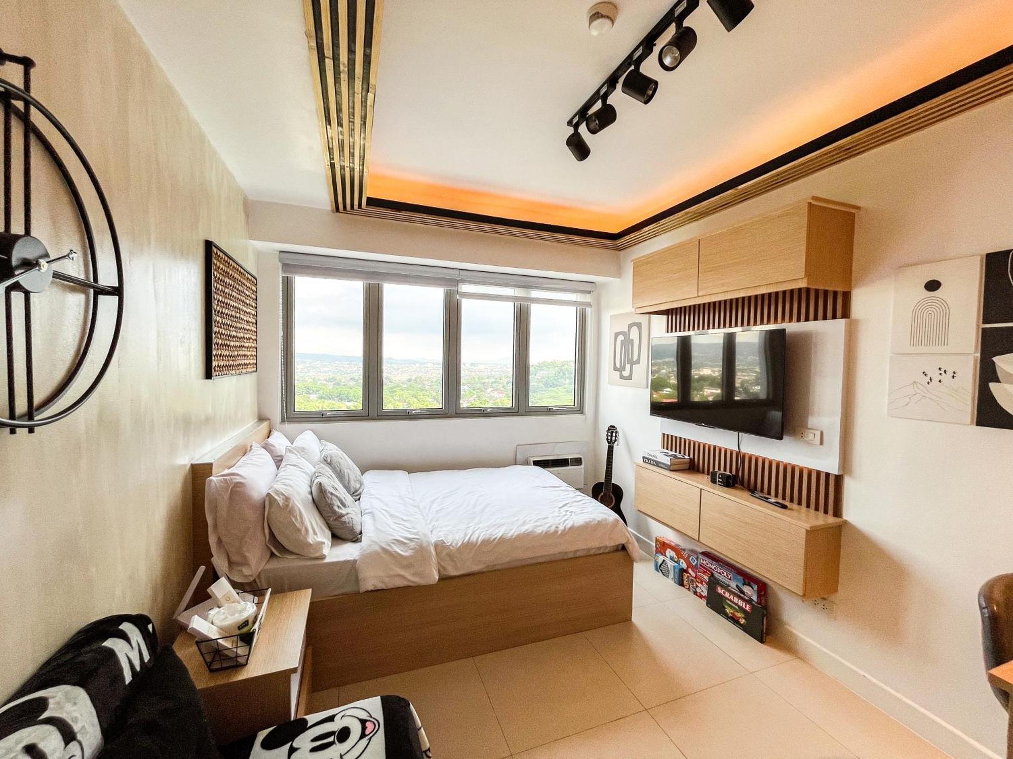 Quezon City Manila Stylish Studio Unit With A Mickey Vibe Apartman Kültér fotó