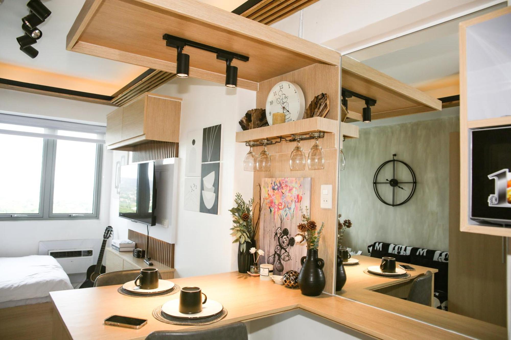 Quezon City Manila Stylish Studio Unit With A Mickey Vibe Apartman Kültér fotó