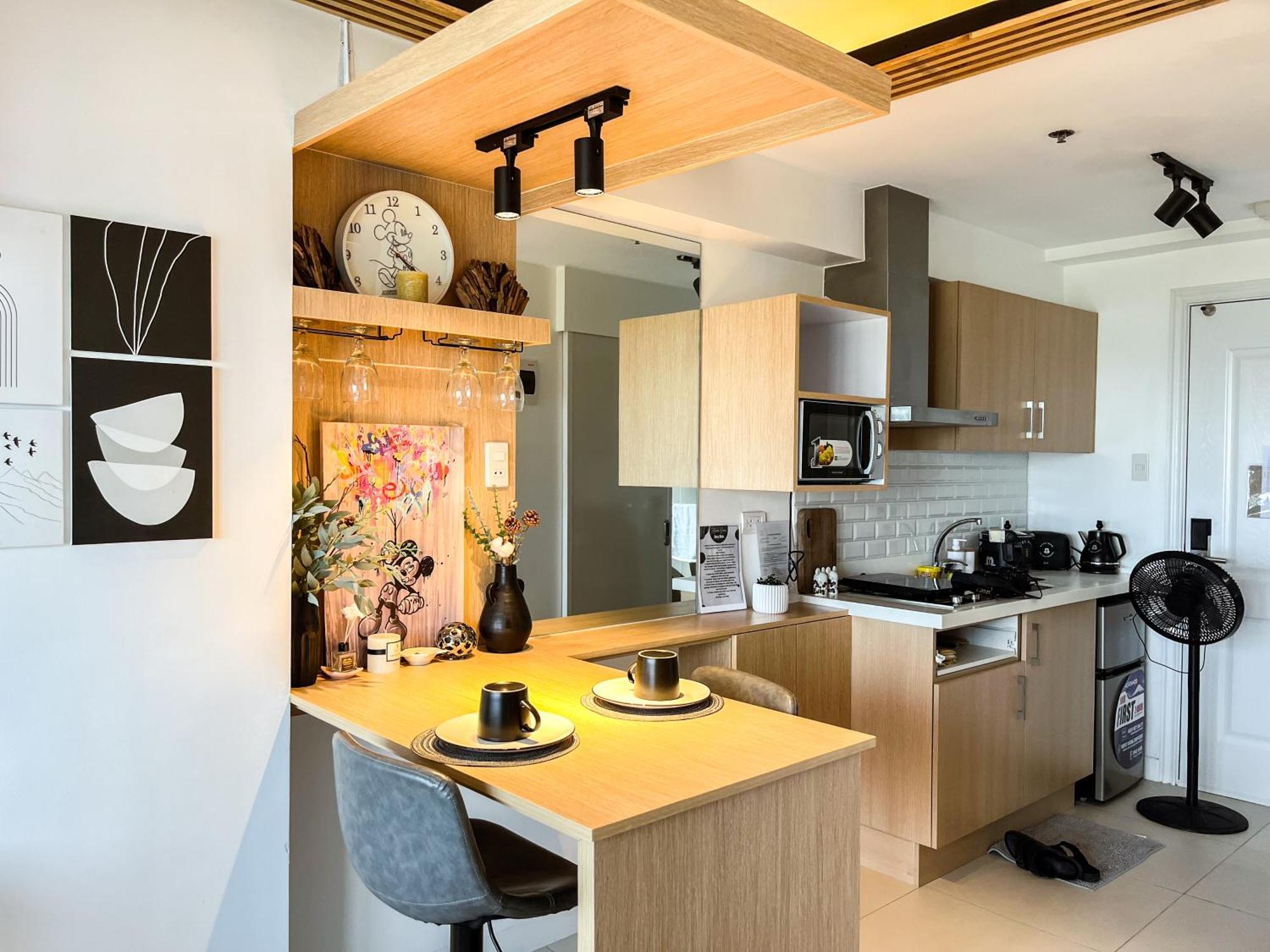 Quezon City Manila Stylish Studio Unit With A Mickey Vibe Apartman Kültér fotó