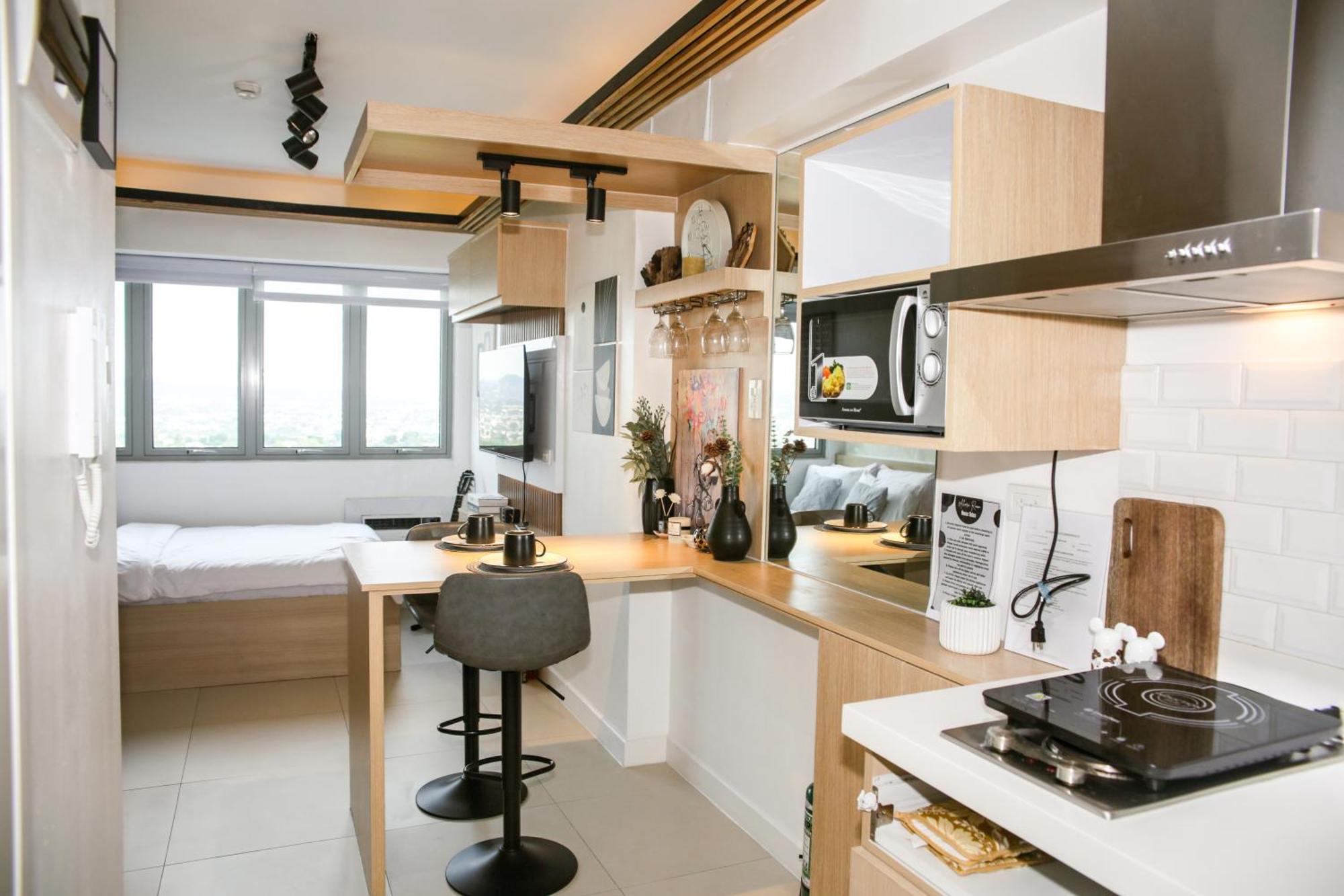 Quezon City Manila Stylish Studio Unit With A Mickey Vibe Apartman Kültér fotó