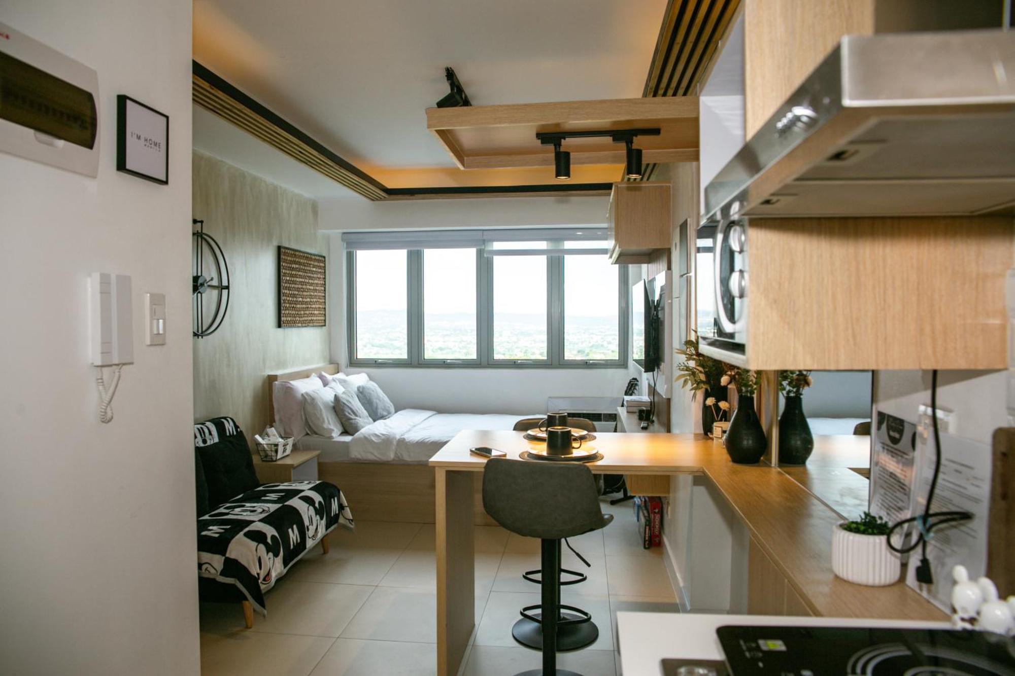 Quezon City Manila Stylish Studio Unit With A Mickey Vibe Apartman Kültér fotó