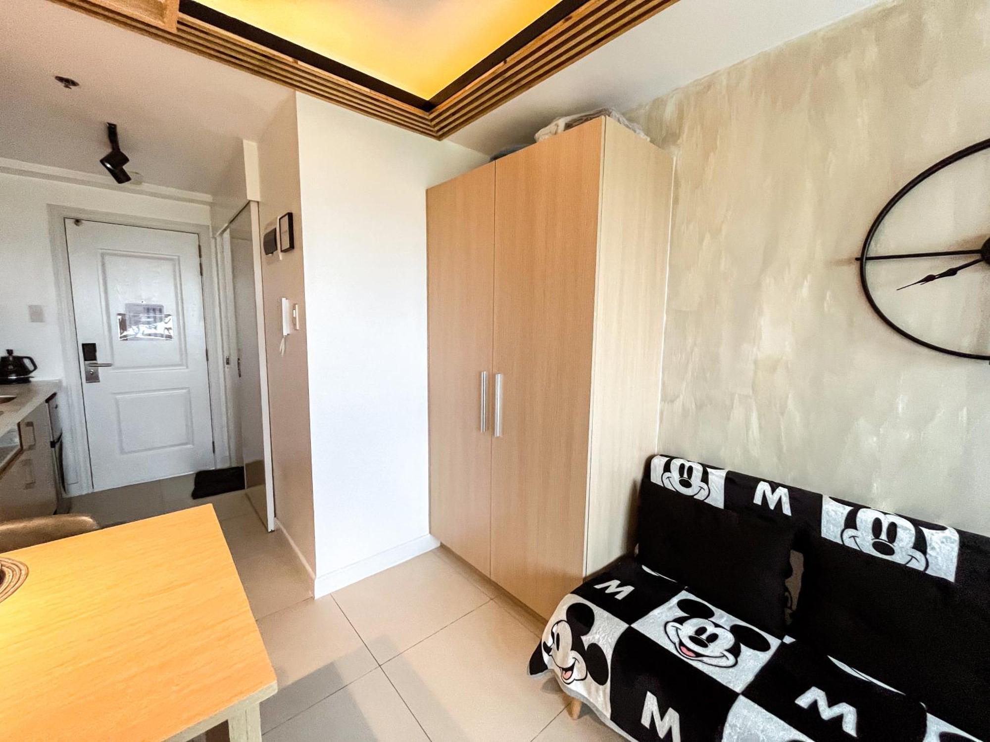 Quezon City Manila Stylish Studio Unit With A Mickey Vibe Apartman Kültér fotó