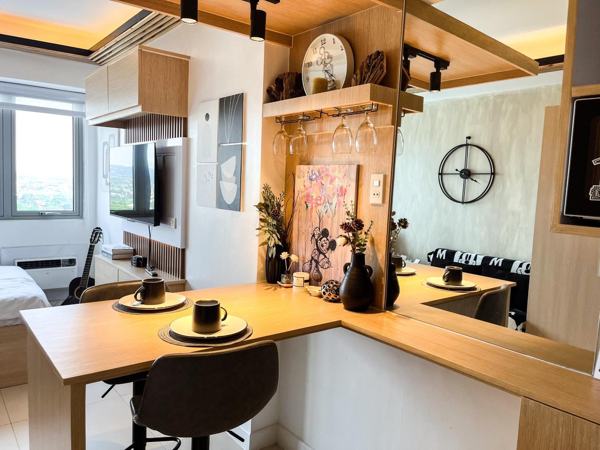 Quezon City Manila Stylish Studio Unit With A Mickey Vibe Apartman Kültér fotó